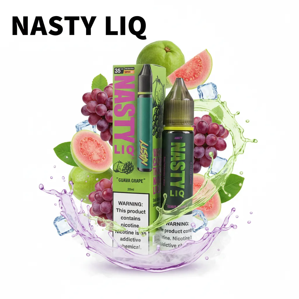 1770193399_971105453 سالت نستی بار گوآوا انگور Nasty LIQ Guava Grape 30ml - Image 1